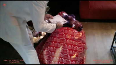 Мамо, я отримав свій різдвяний подарунок волохата блондинка, сука з великою дупою, без розуму від члена