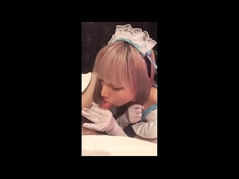 ❤️ Японський ідол [маюка], французький костюм покоївки, частина 1, мінет і дрочка з лосьйоном ❤❌ Чортове відео  у нас ❌️❤
